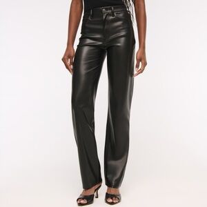 Abercrombie 90s Vegan Leather Pant
